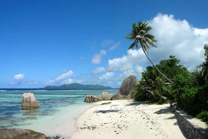 Seychelles beach view