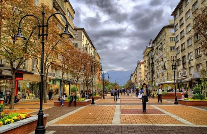 Shopping in Vitosha Boulevard- Of heart