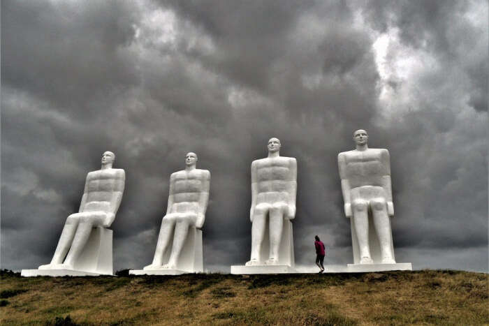 Sitting Next To The Giants Of Esbjerg