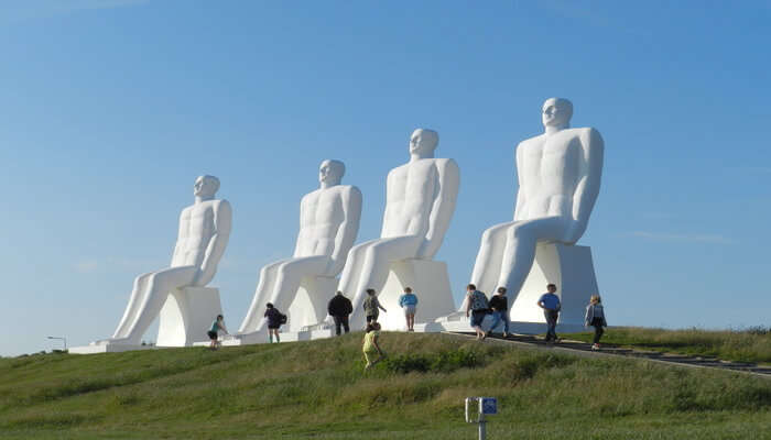 Sitting Next To The Giants Of Esbjerg