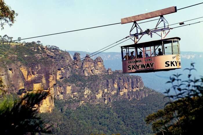 Take a cable car ride at Scenic World