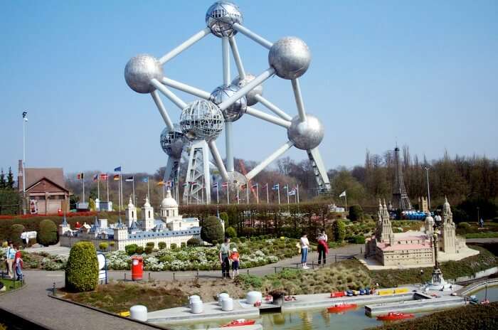 The Atomium and Bruparck