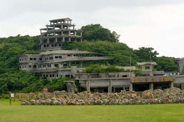 The ruins of the Nakagusuku Hotel