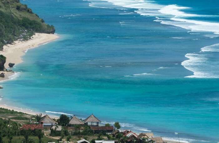 beach and sea view