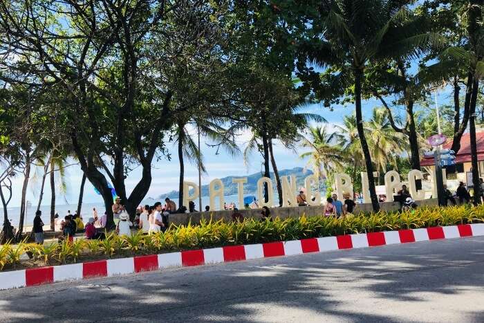 patong beach scenic view