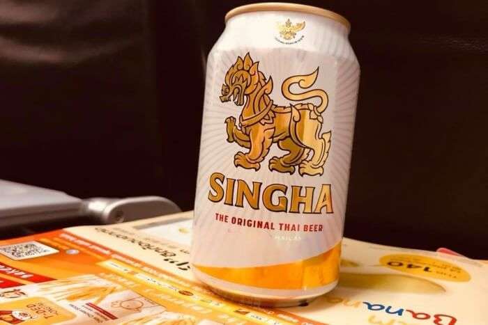 singha beer thai