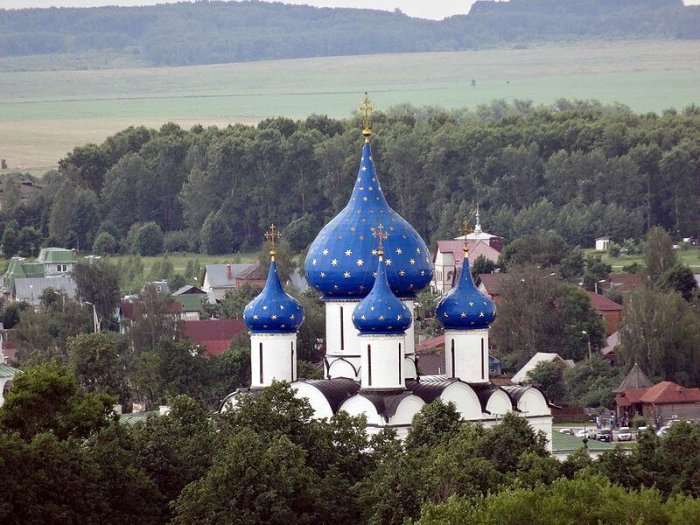 aerial view of suzdal