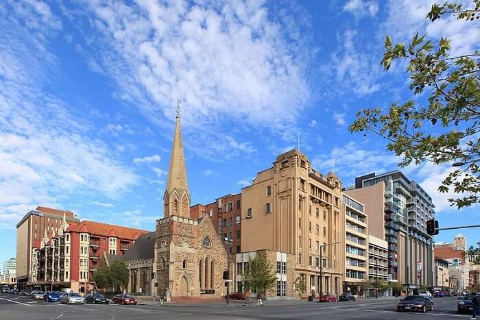 famous building view in Adelaide