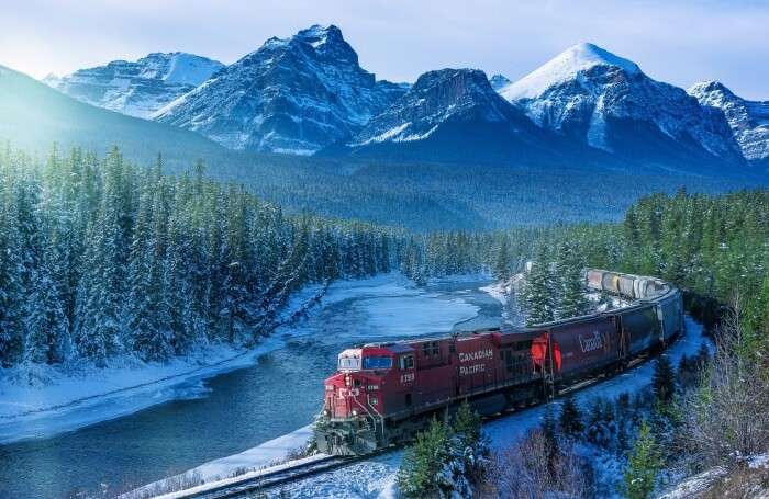 Beautiful Banff Rail & Drive