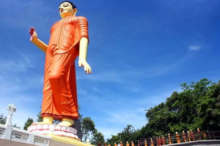 Magnificent Statue Of Walking Buddha