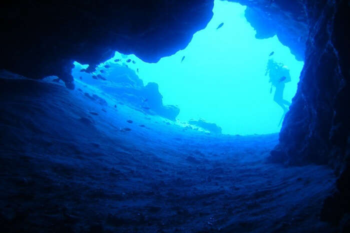 blue cave