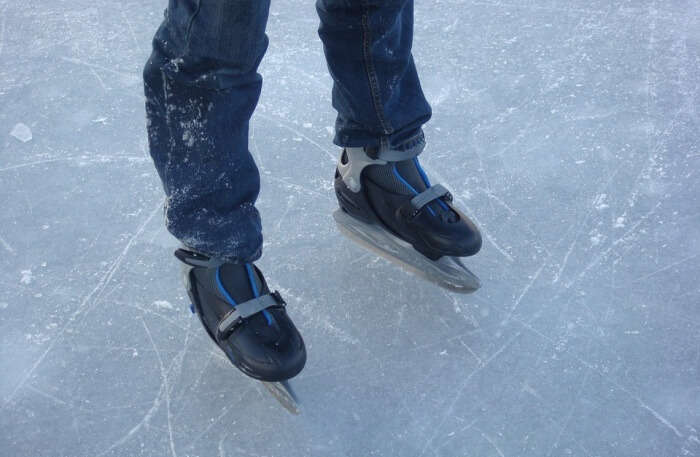 Ice skating