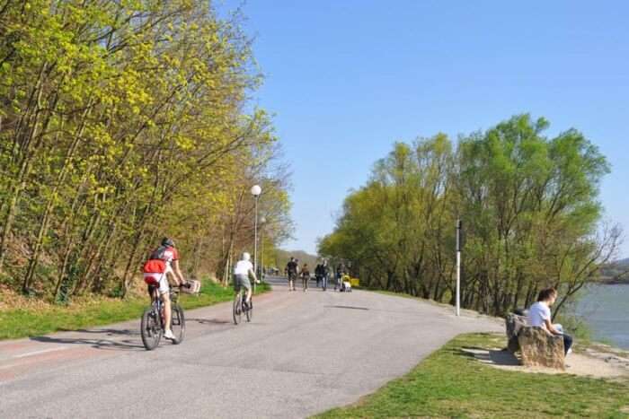 Bratislava cycling route