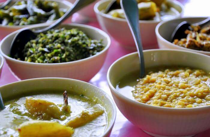 Food Dinner Meal Curry Sri Lanka Bowls