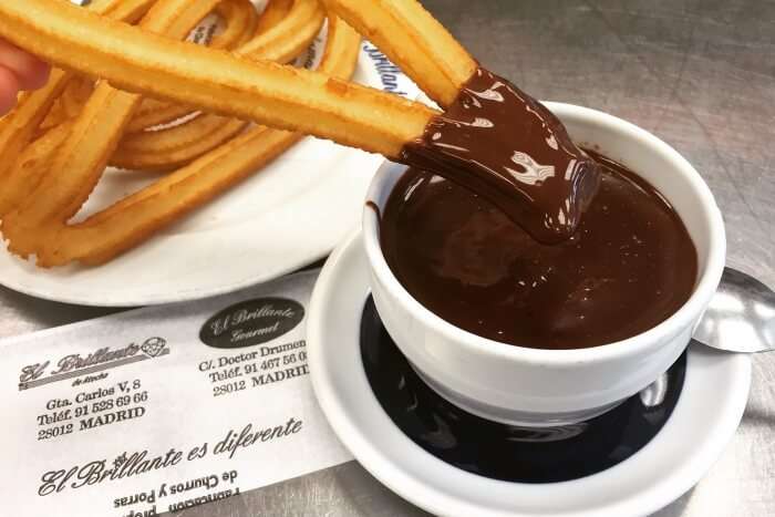 Churros con Chocolate