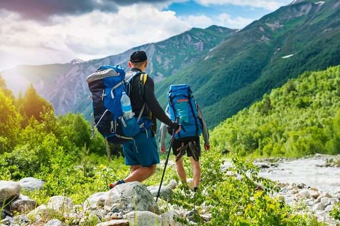 trekkers in bhutan