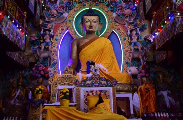 a big buddha statue