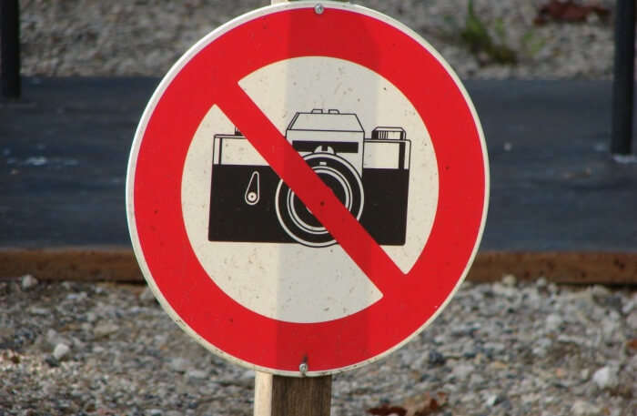 Do not take photographs without permission