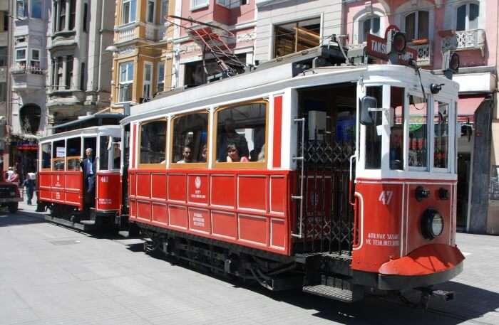 Do not take tram in Istiklal