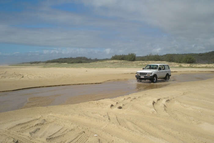 Drive through the shoreline