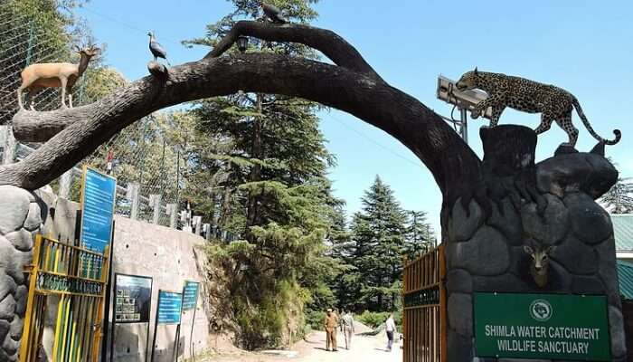 entrance to wildlife sanctuary