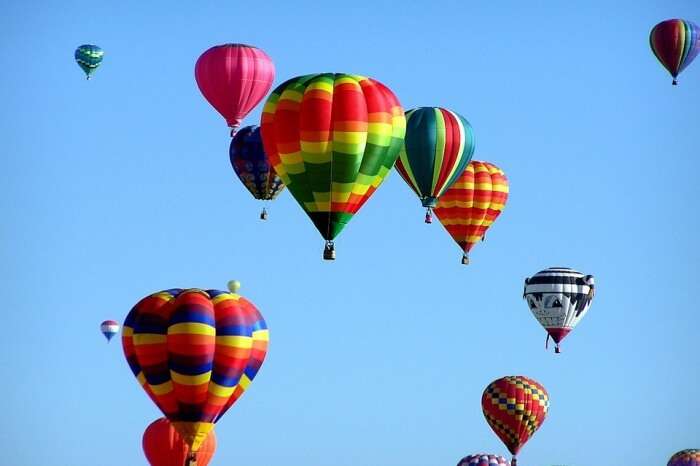 Flight on a Hot Air Balloon