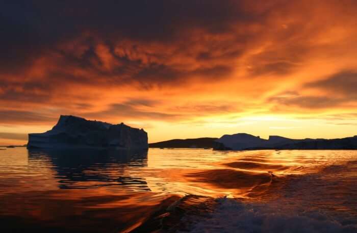 Greenland Midnight Sun