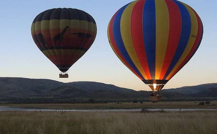 hot air balloon ride