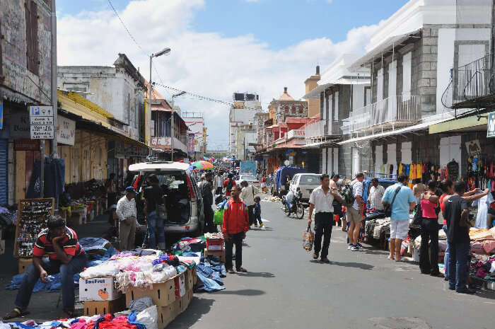 A market street