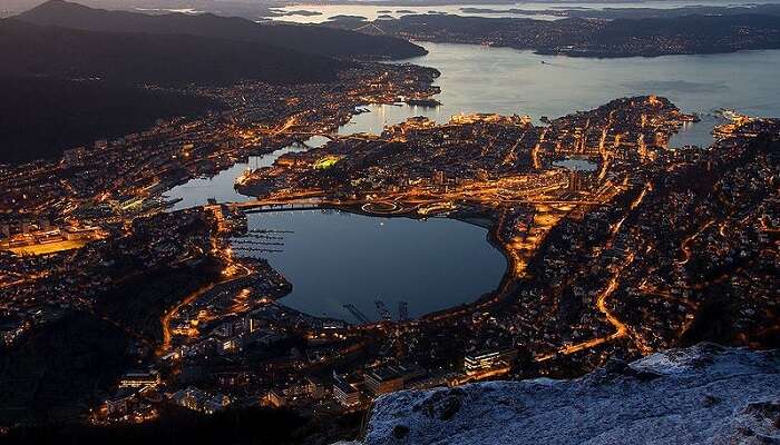 Mount Ulriken In Bergen