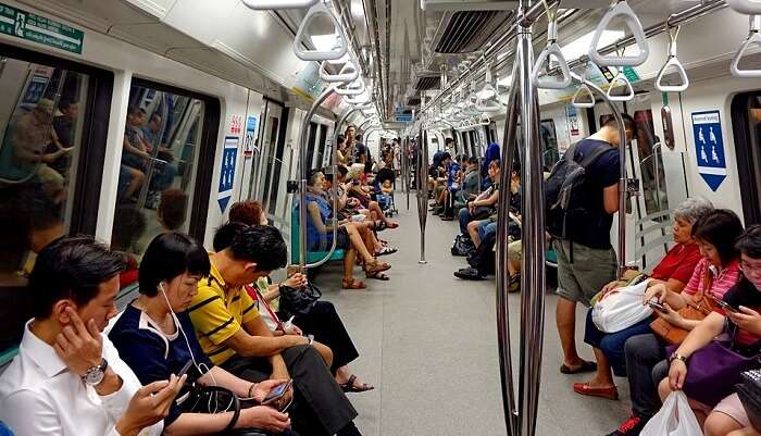 Mrt Train Singapore Mass Rapid Transit