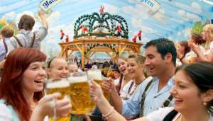 people at Oktoberfest Germany