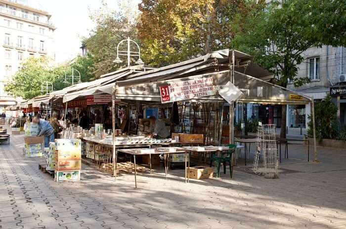 Open Air Book Market in Sofia