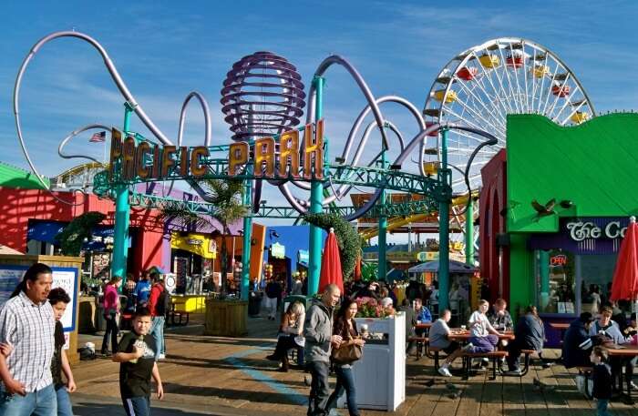 Pacific Park On The Santa Monica Pier