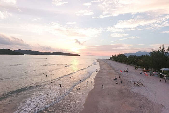 famous beach in Langkawi