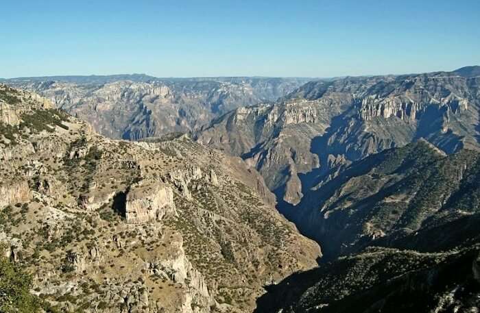 The Copper Canyon in Mexico
