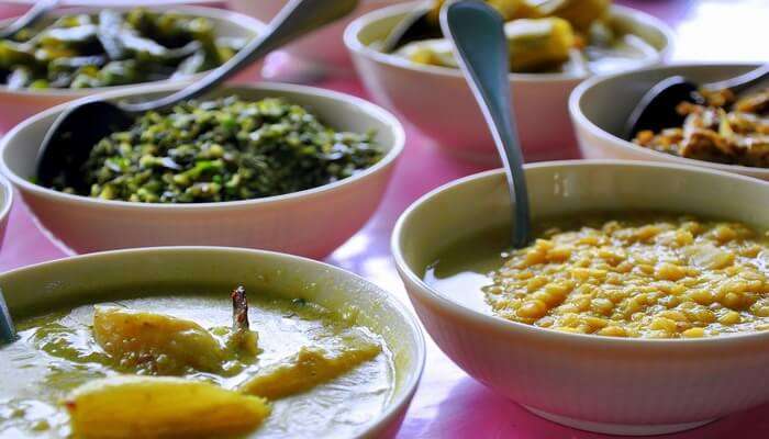 Try the Sri Lankan cuisine