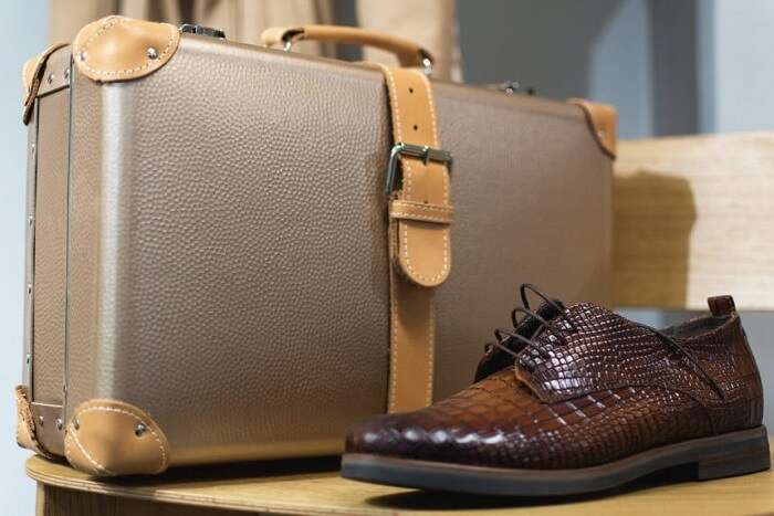 Men's Leather Shoes and Suitcases