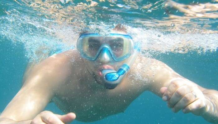 snorkeling in Mauritius