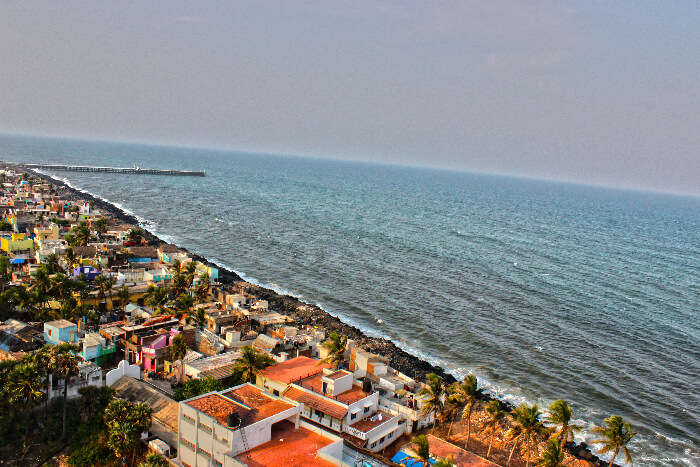 Pondicherry, among the places to visit near Bangalore in summer.