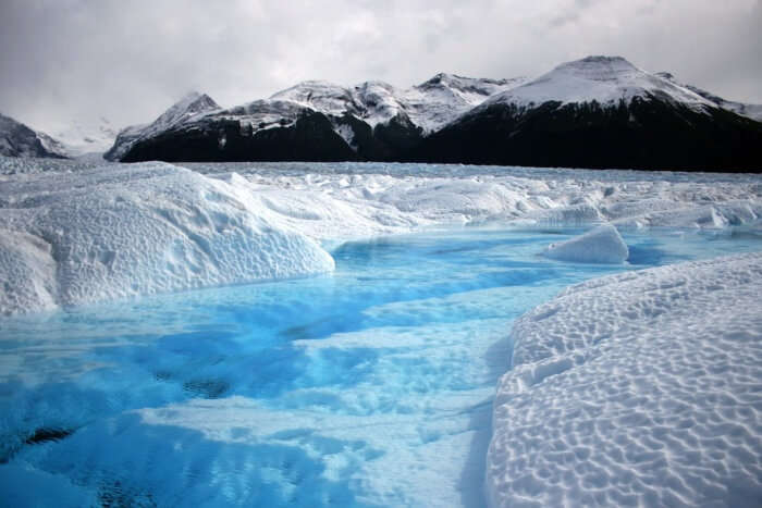 admire the glaciers