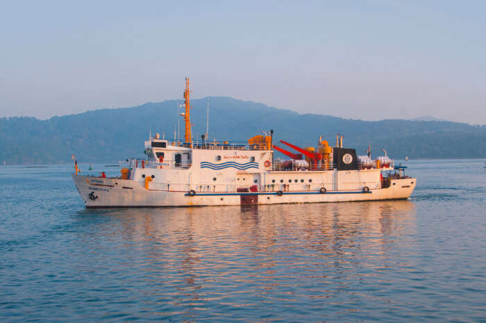 A ferry in Andaman