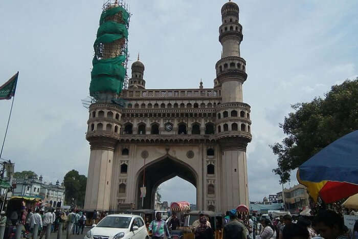 Visit Charminar in Hyderabad and explore one of the famous historical places in India