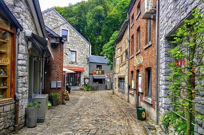 Durbuy village in Belgium