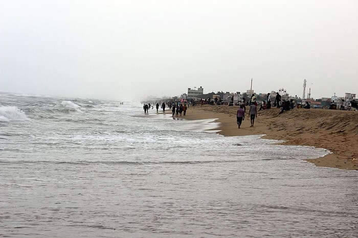 popular beach in Chennai