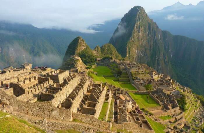 Panoramic View Of Inca Drawbridge