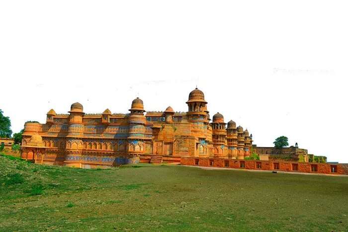 Visit the Gwalior Fort to explore one of the famous historical places in India