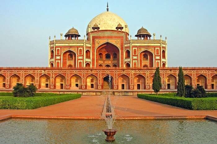Humayun’s Tomb in Delhi is among the famous historical places in India