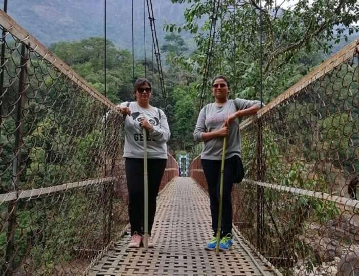 we also stepped into the double-decker bridge