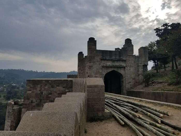 at the kangra fort